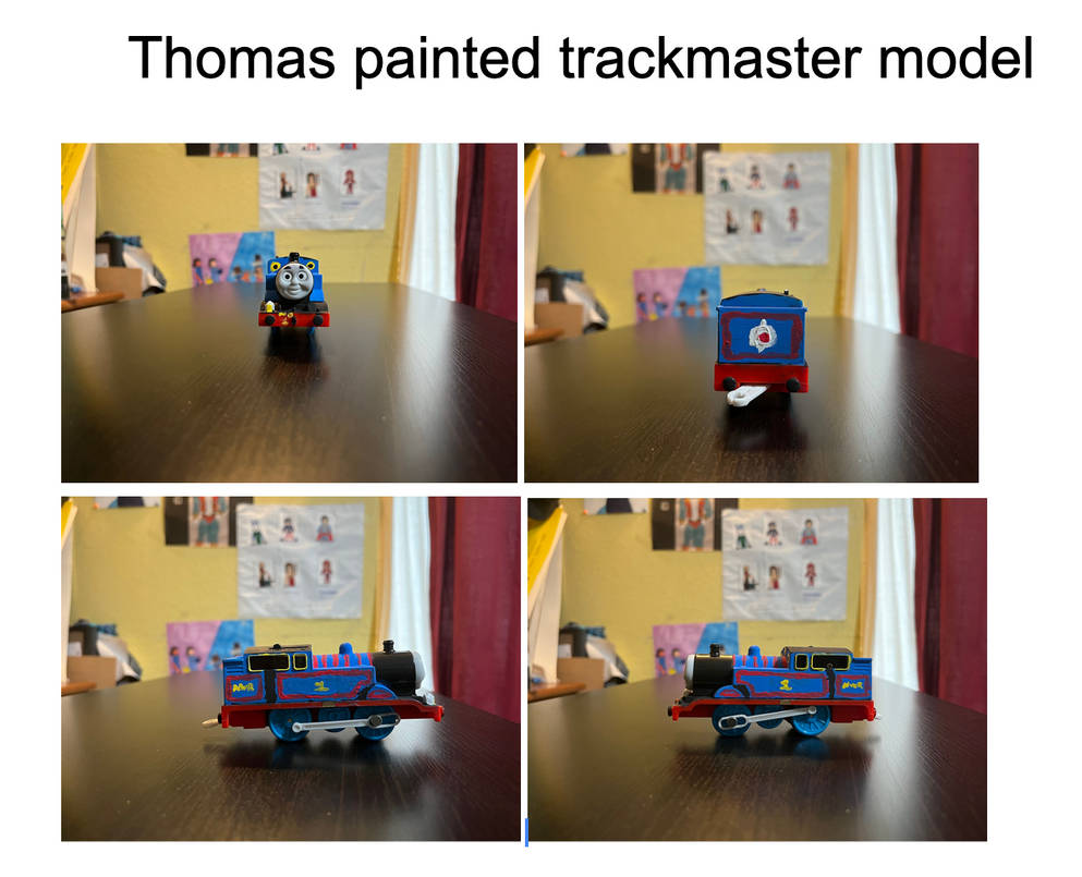 Trackmaster Oc Thomas painted trackmaster model by AuraKnight100 on DeviantArt