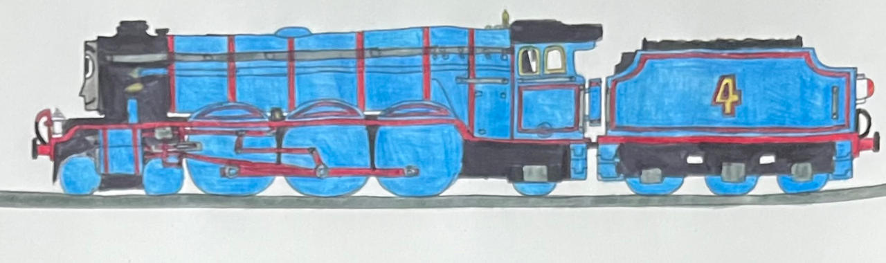 RWS Gordon the Express Engine drawing by AuraKnight100 on DeviantArt