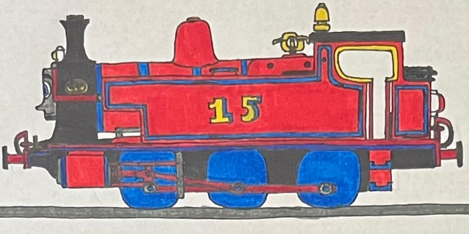 Deviantart Enginebase Sprite 15 GeorgeTheRedEngine15's new look by AuraKnight100 on DeviantArt