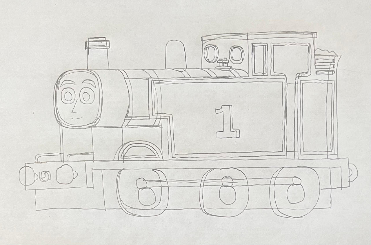 Draw Rws Thomas RWS Thomas sketch drawing by AuraKnight100 on DeviantArt
