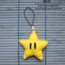 Super Mario Star - felt keychain
