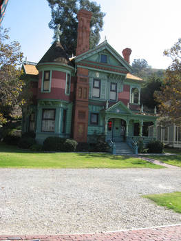 Victorian house colorful