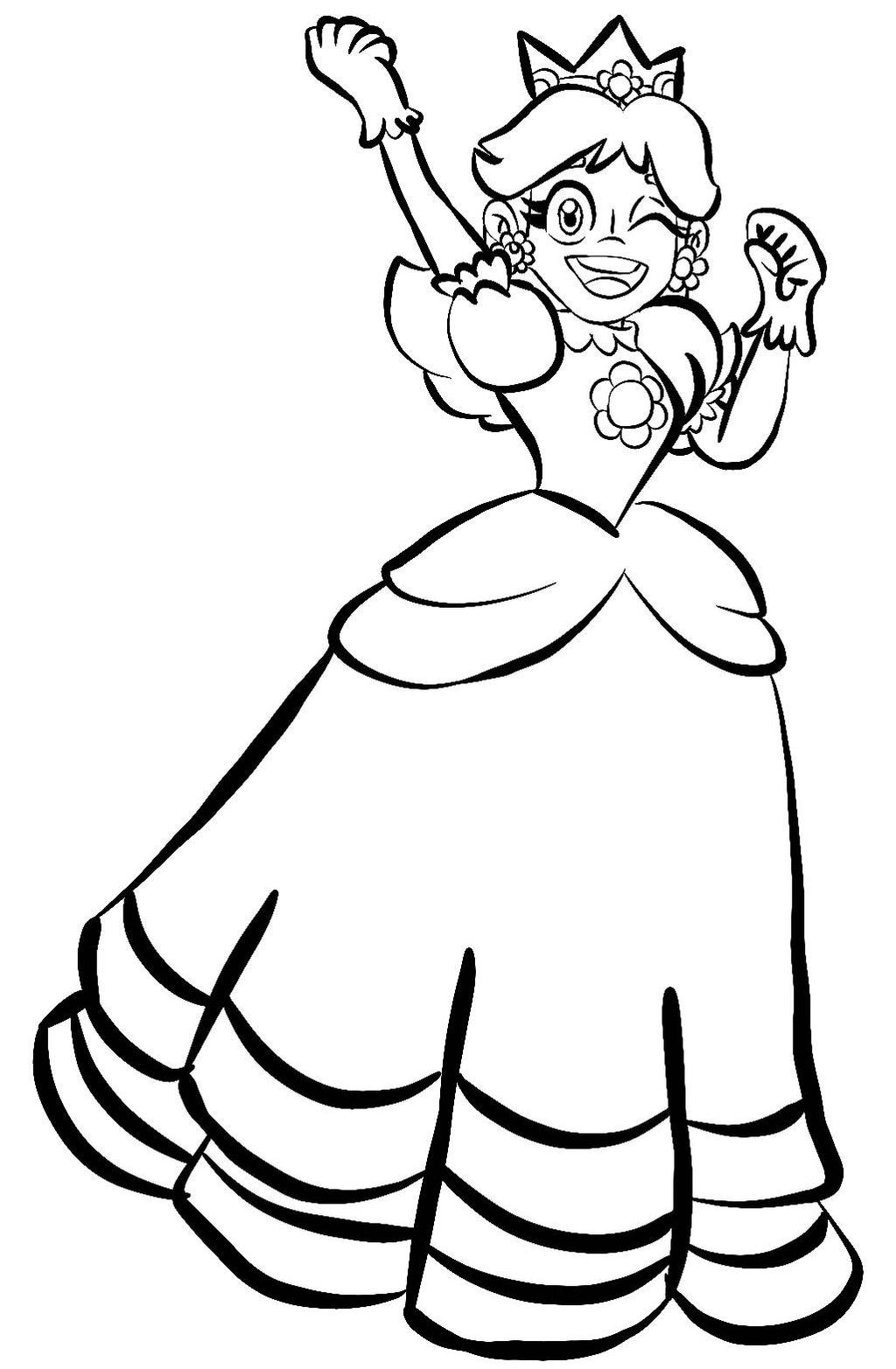 Daisy Coloring Page By Gadgetgirlsteph1234 On Deviantart