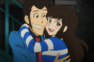 Stealing a hug