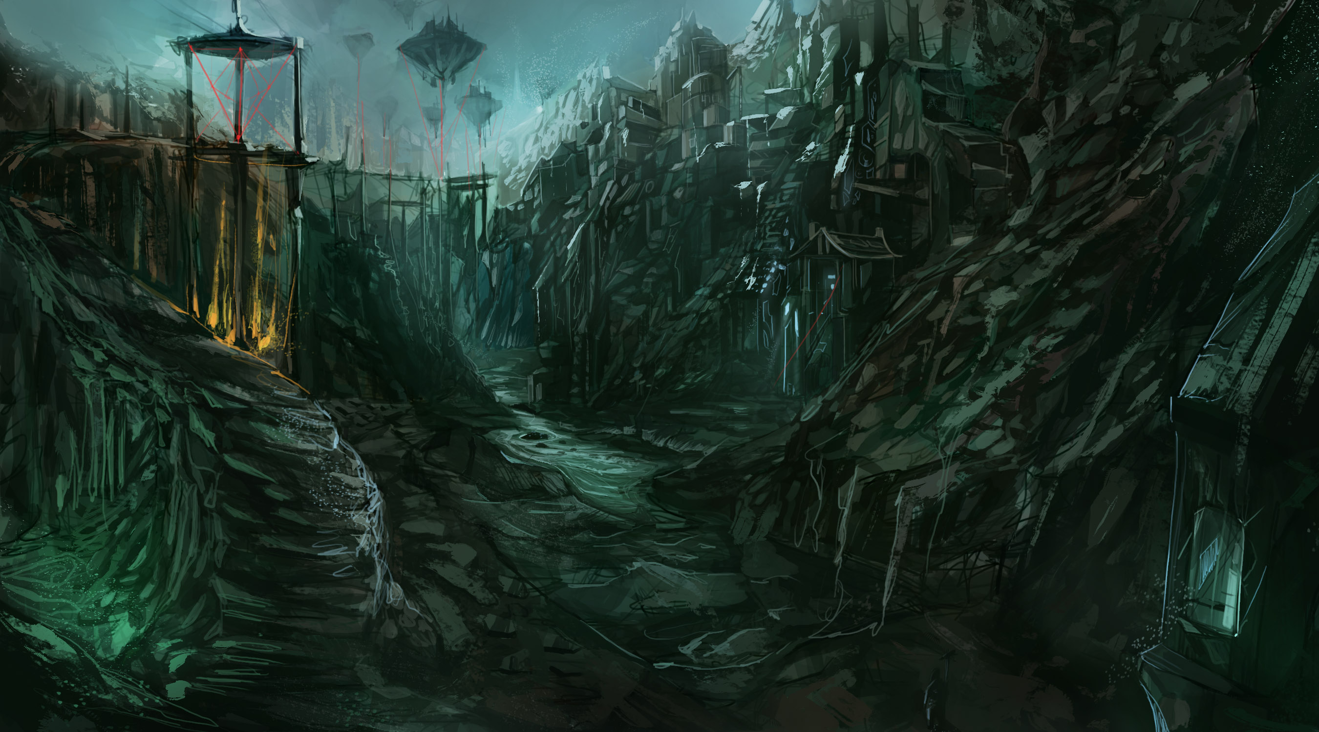 Dwarven Mines by kakakatana on DeviantArt
