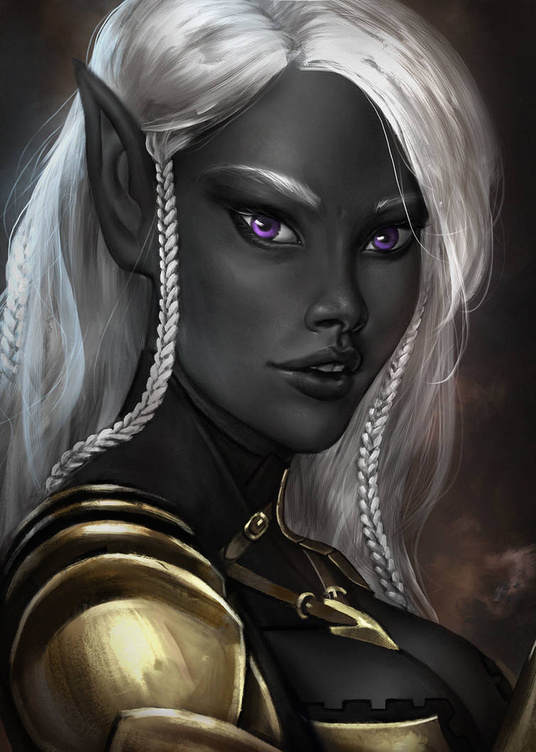Ilpharra Drow Female Bard by kakakatana on DeviantArt