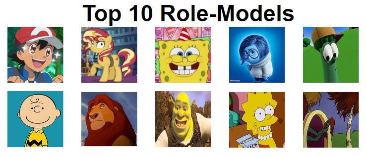 Best Character Roles Top 10 Role Models by TheDarkerWolf2004 on DeviantArt
