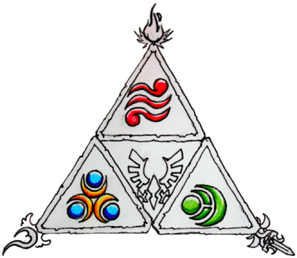 Triforce tattoo design 1.2