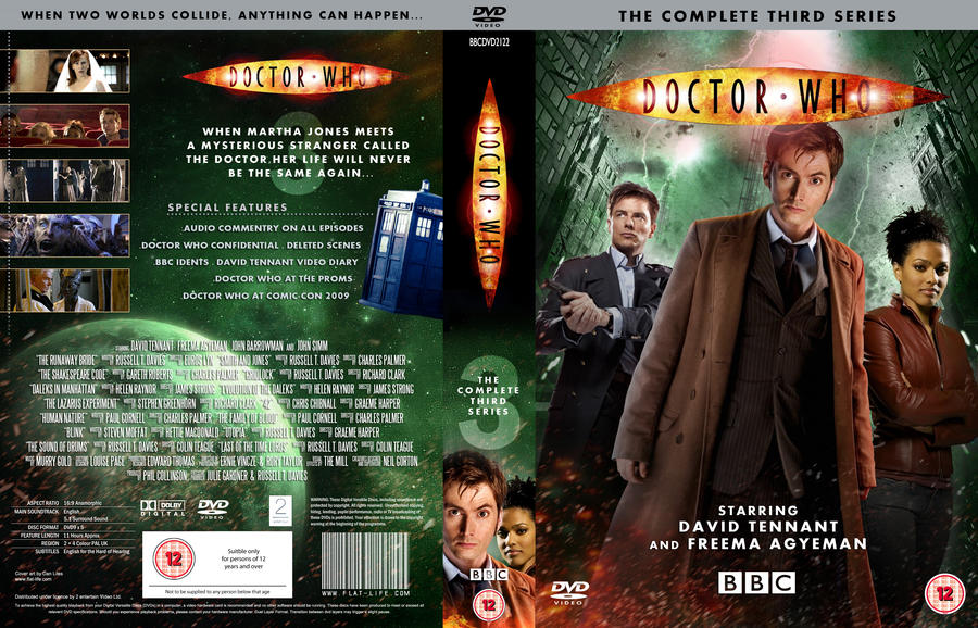 DOCTOR WHO SERIES 3 DVD COVER by MrPacinoHead on DeviantArt