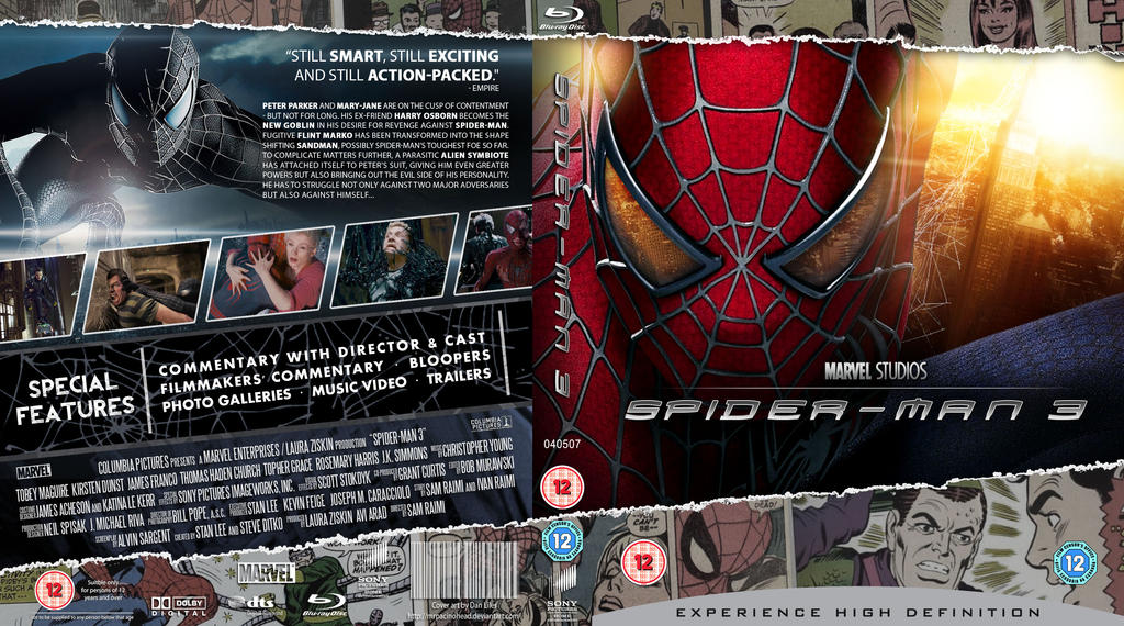 Spider-man 3 Blu-Ray cover by MrPacinoHead on DeviantArt