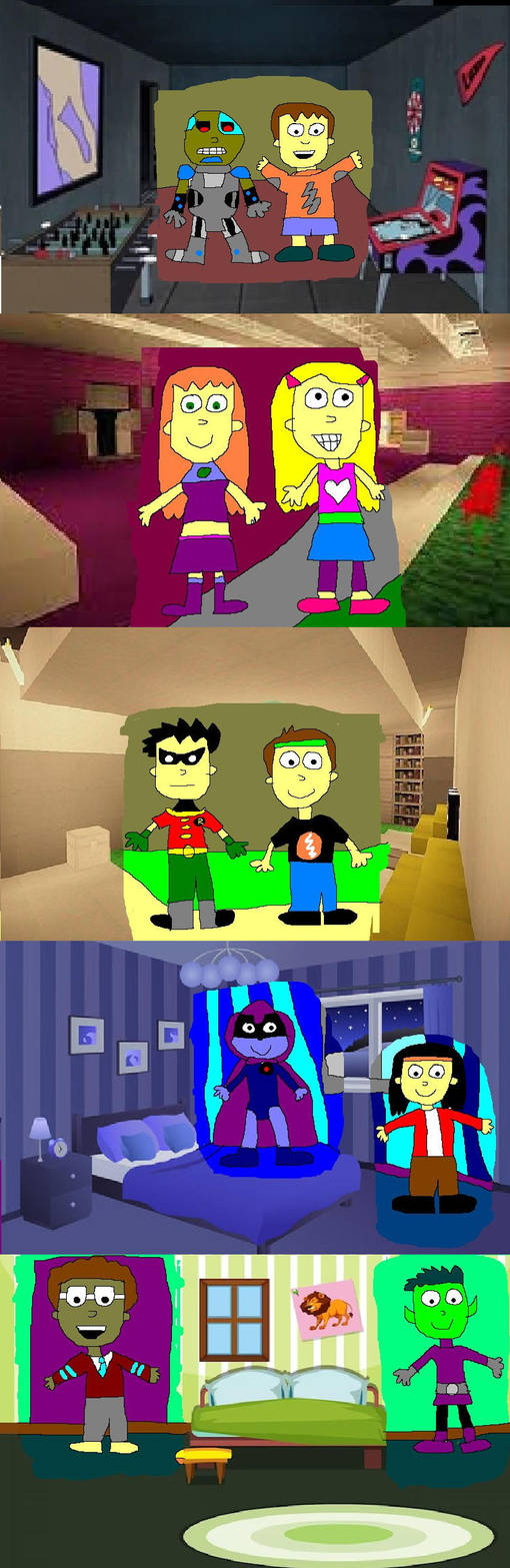 Teen Titans and the Rizers by Dtuazon10 on DeviantArt