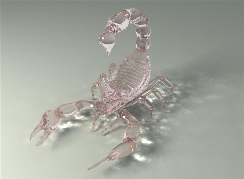 scorpion glass