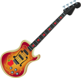 MLP EG - Applejack Bass Guitar - Vector by MLPCreativeLab