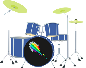 MLP EG - Pinkie Pie Drums - Vector