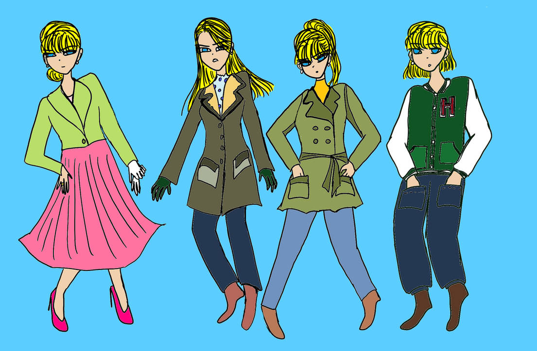 Generation Characters. Deviantart Four Generations by MarinaxMachina on DeviantArt