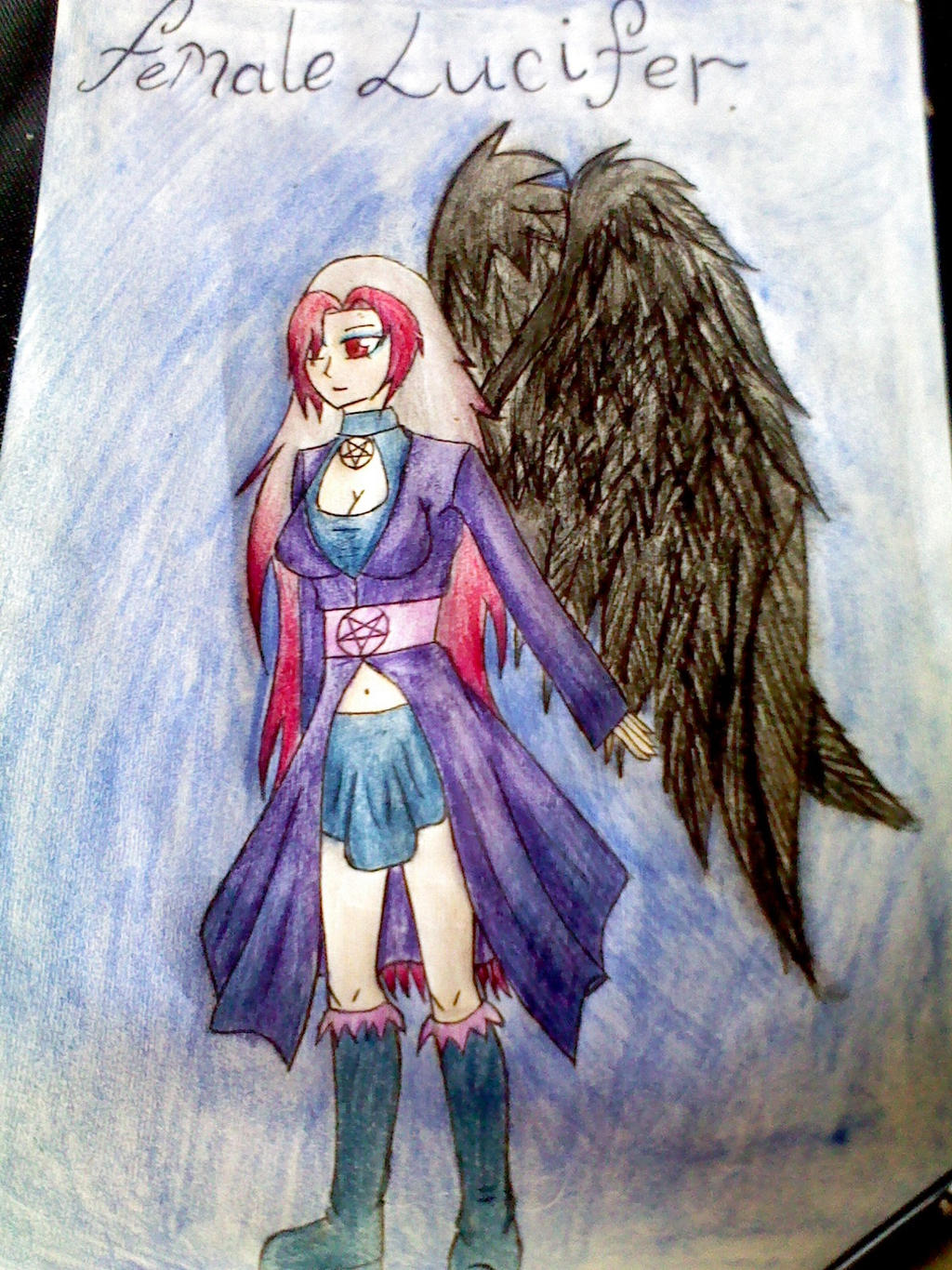 Female Lucifer by TsubakiTenshi on DeviantArt