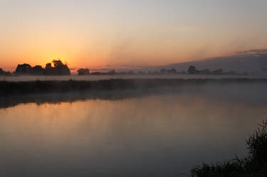 River at dawn