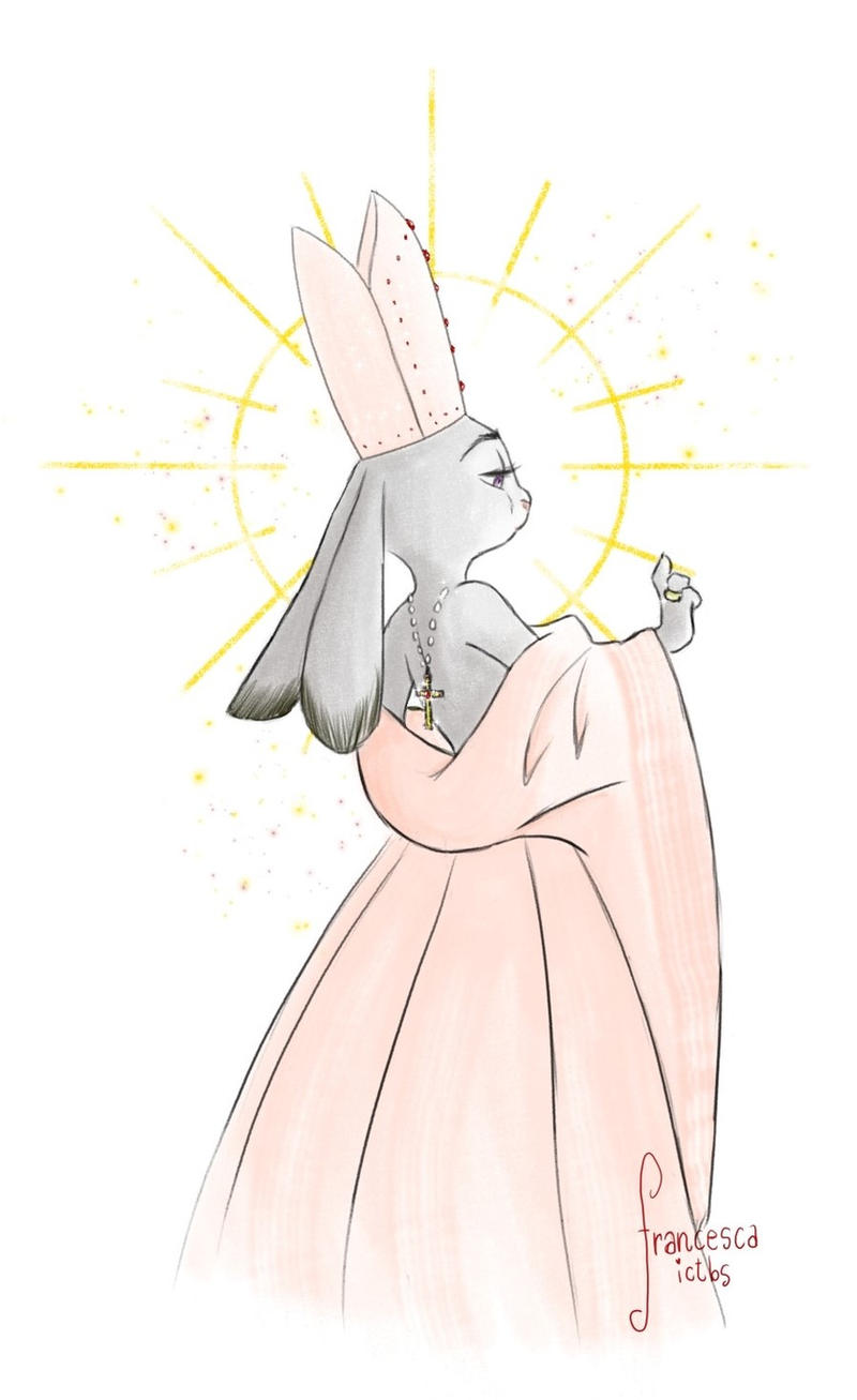 Holy Rabbit Art Holy Bunny by Francesca-ictbs on DeviantArt