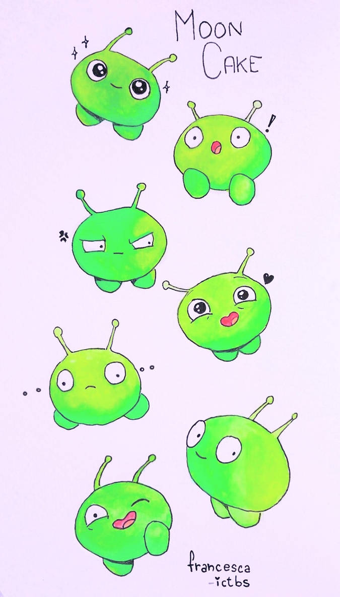 Mooncake Monster Mooncake by Francesca-ictbs on DeviantArt