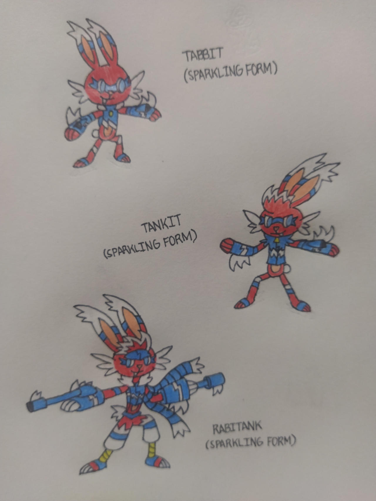 Buildmons 01 EX1 ~ RABBIT-TANK (SPARKLING FORM) by StarryHerbie53 on ...