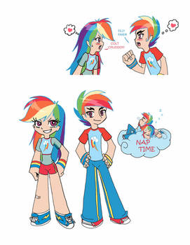 Rainbow Dash and Rainbow Blitz