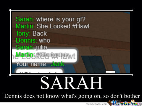 Sarah Rocks Meme Sarah Meme by Miki-Emolga on DeviantArt