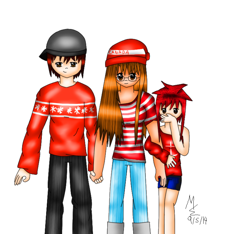A Couple And A Sister By Miki Emolga On Deviantart - for a couple roblox