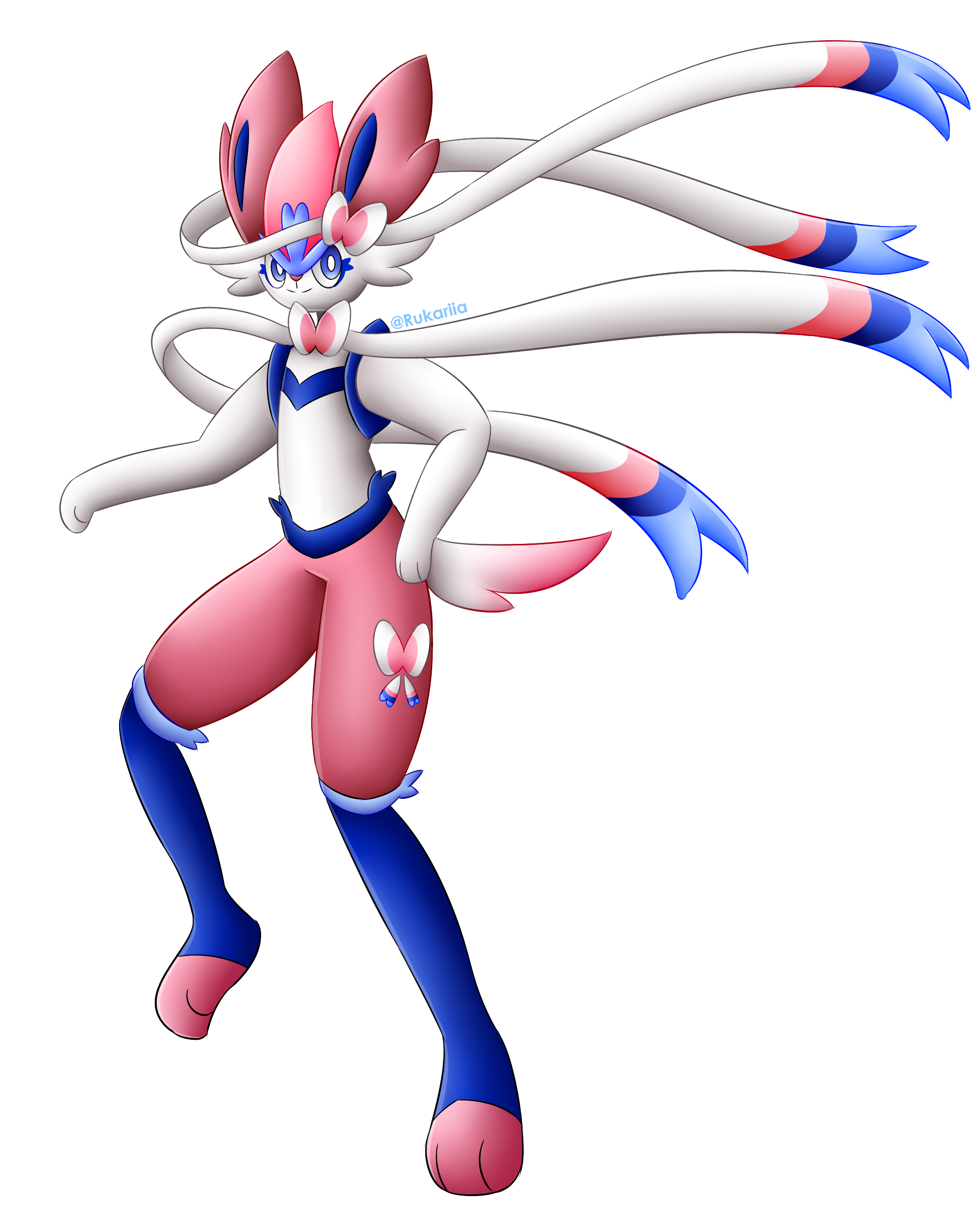 cinderace + sylveon fusion