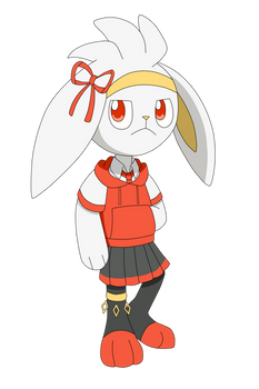 amber in pokemon journeys style
