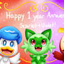 happy 1 year anniversary scarlet and violet!