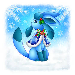 christmas glaceon