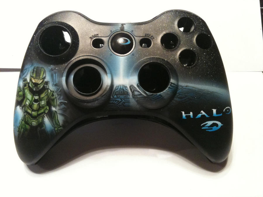 halo 4 completed controller shell by chrisfurguson on DeviantArt
