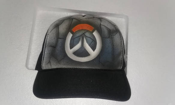 Overwatch airbrushed hat