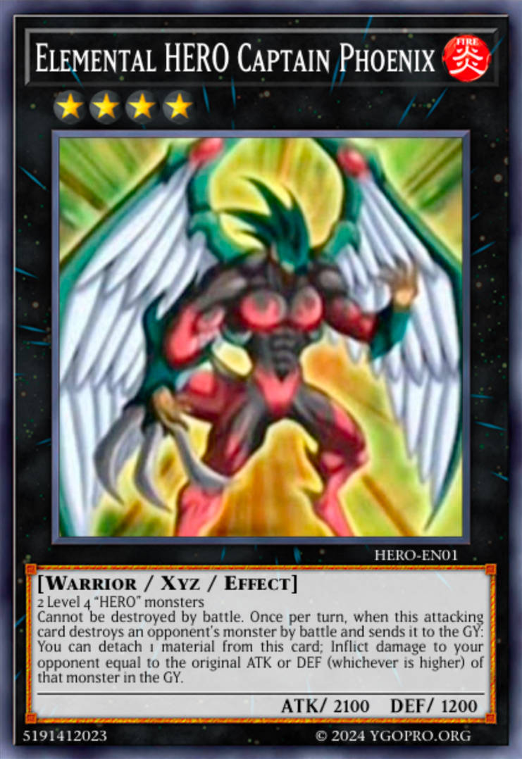 Elemental HERO Captain Phoenix by KINGOFSPADES1997 on DeviantArt