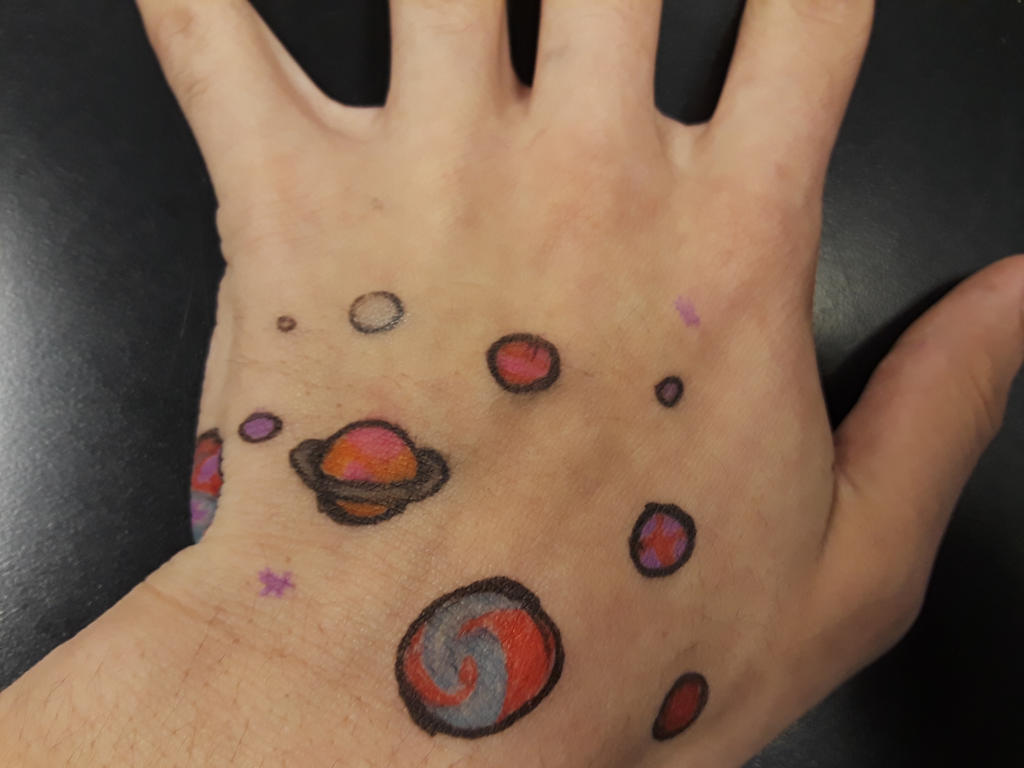 Can You Get A Cosmic Or Space Hand Tattoo? Can You Get A Cosmic Or Space Hand Tattoo?