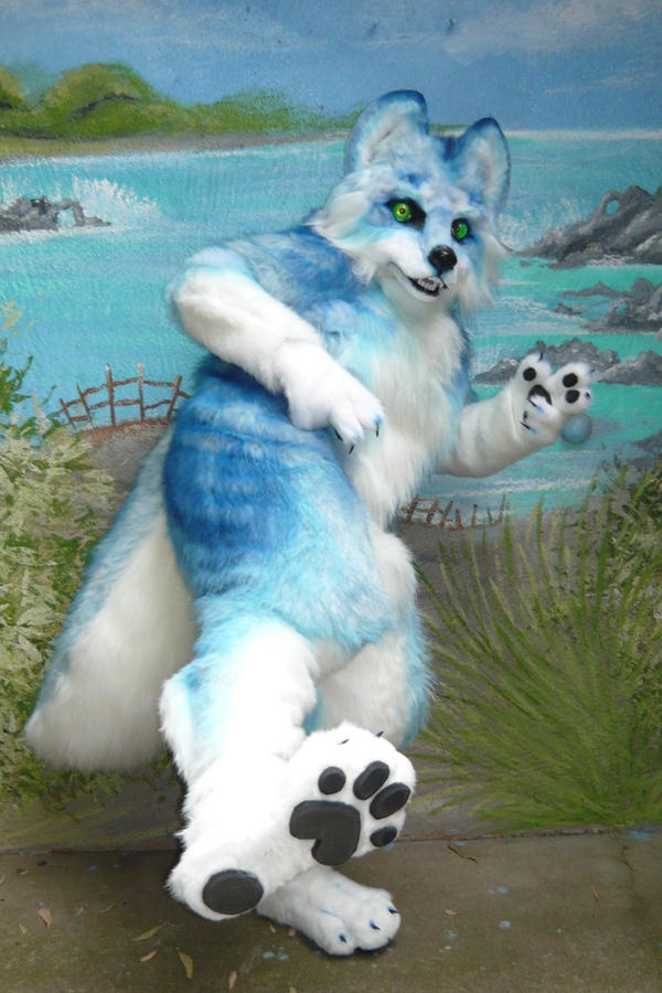 blue timberwolf kick by LilleahWest on DeviantArt