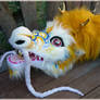 huge chinese dragon closeup