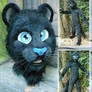 black panther closeup