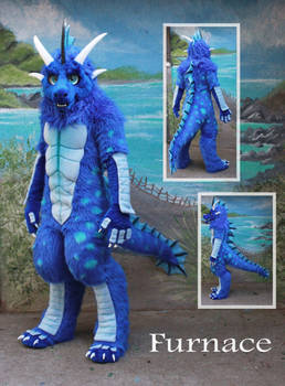 Fuzzy Blue Dragon