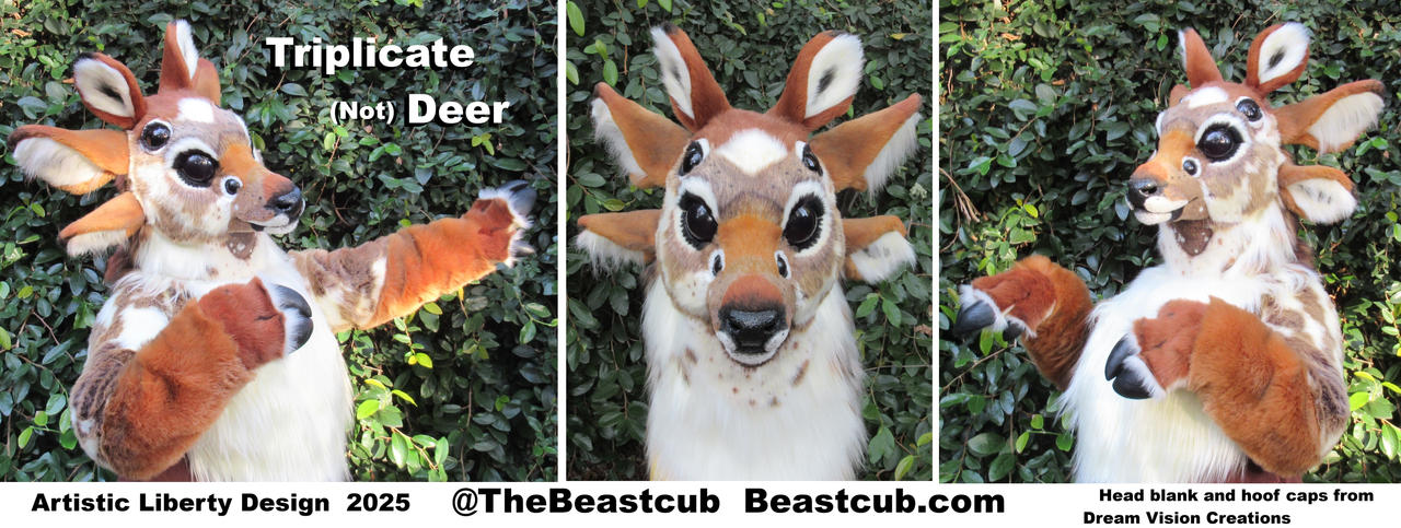 Triplicate Deer