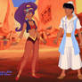Arabian Disguised Tutankhatum and Shantae