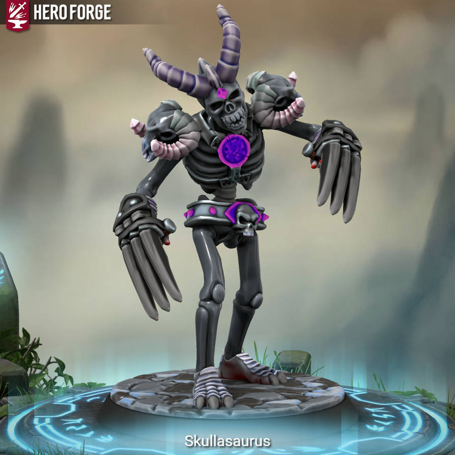 Skullasaurus Skullasaurus (Hero Forge) by TychoTMA-1 on DeviantArt