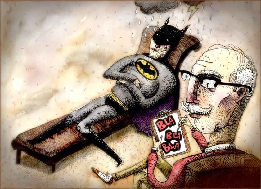 Batman has problems... by ArminCavolo on DeviantArt