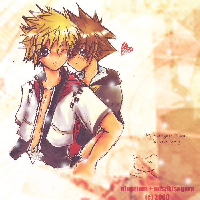 . Sora x Roxas .