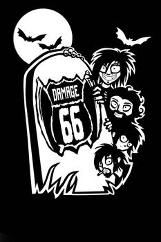 Damage 66 T-shirt concept 1