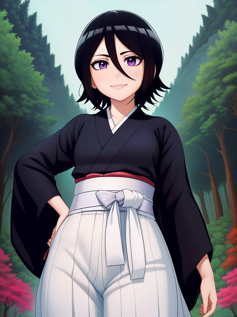 Rukia (Bleach) by ArtRaccoonee on DeviantArt
