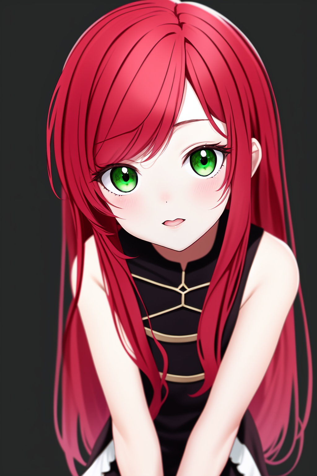 Red Hair Cutie 02 by ArtificialOtaku on DeviantArt