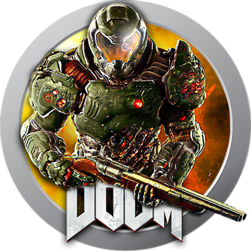 Doom Vector Doom icon ico V2 by hatemtiger on DeviantArt