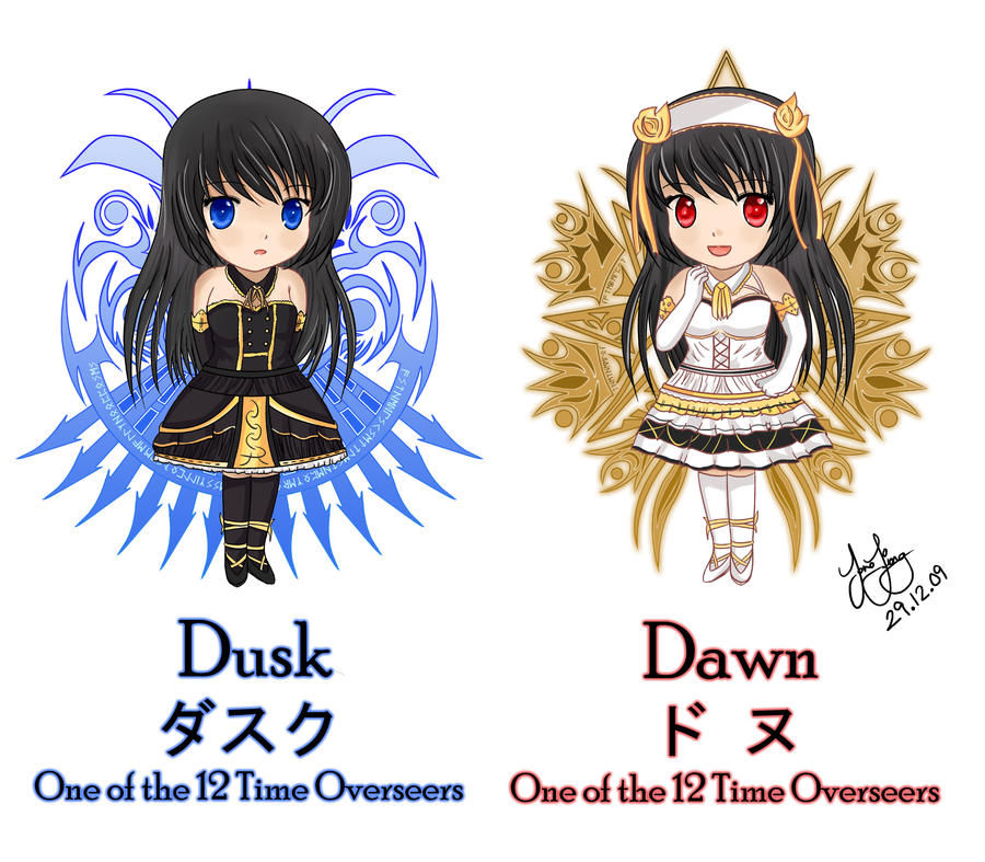 J.I.T Dusk and Dawn Chibi