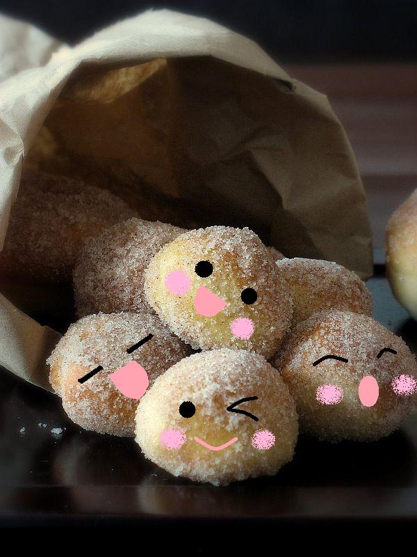 cute bite-size donuts